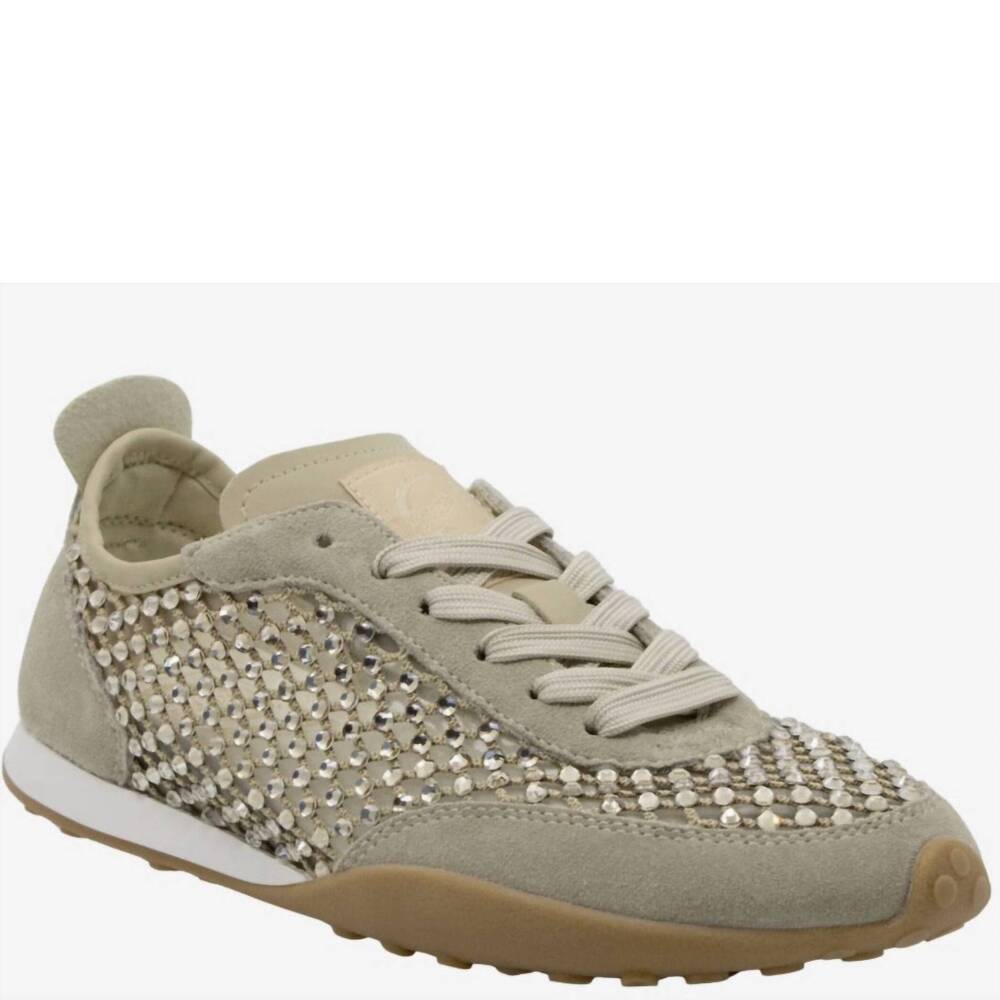 NEW BACK 70 women's paris g26 strass sneakers in gold